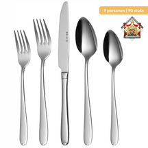 Sola Bestekset Fleurie - 18/10 RVS - 90 delig / 9 personen