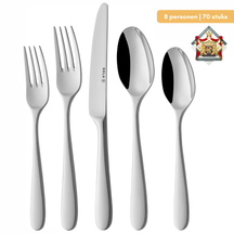 Sola Bestekset Nordica Glans - 18/10 RVS - 70 delig / 8 personen