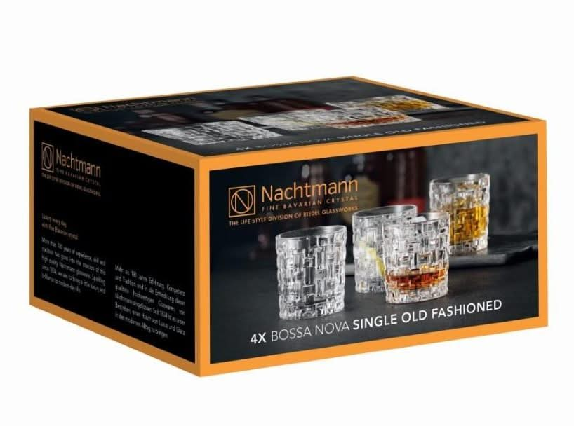 Nachtmann Whiskey Glazen Bossa Nova - 252 ml - 4 stuks