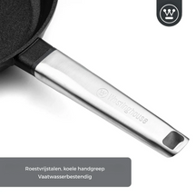 Westinghouse Pannenset Performance (wokpan + grillpan) ø 28 cm - zwart - inductie en alle andere warmtebronnen