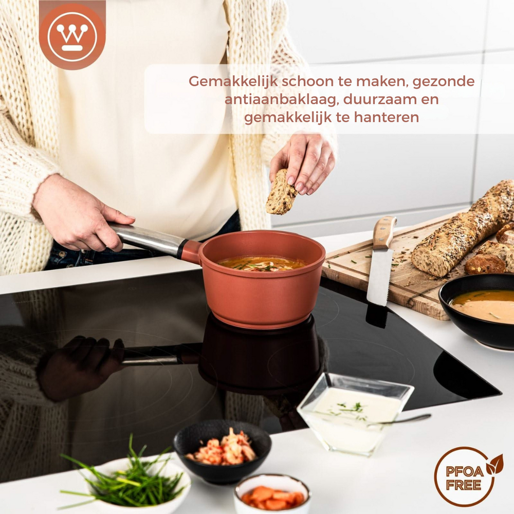 Westinghouse Steelpan Performance Rebel Red ø 18 cm / 1,9 liter