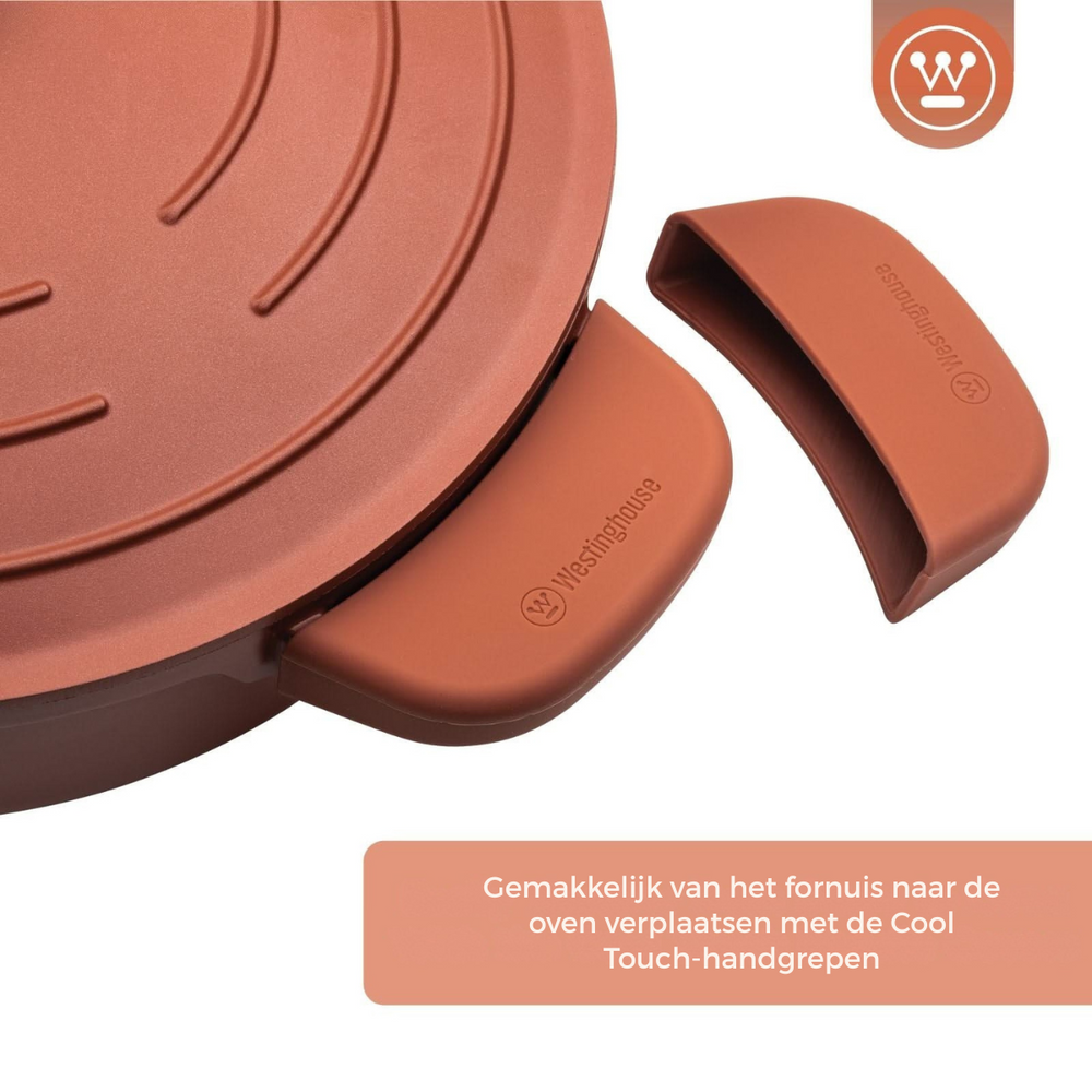 Westinghouse Braadpan Performance Rebel Red ø 28 cm / 6,7 liter