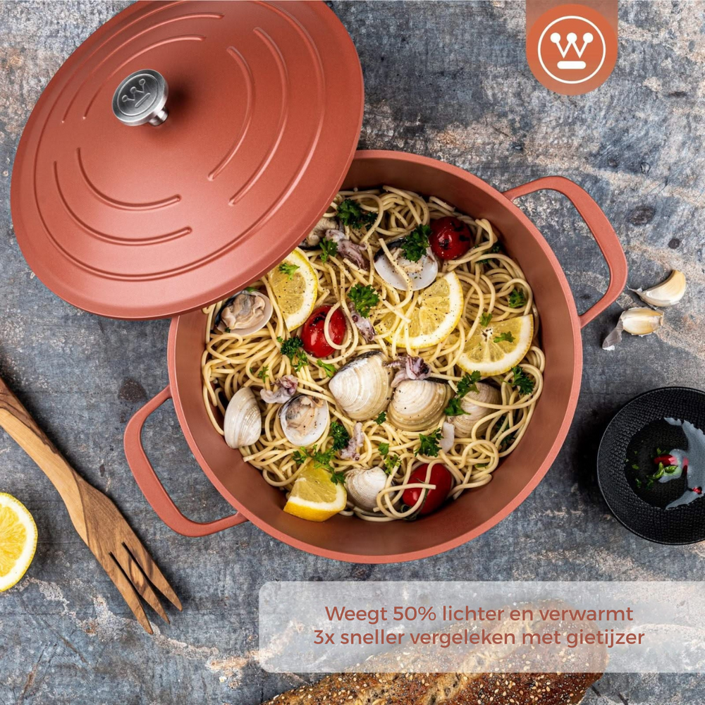 Westinghouse Braadpan Performance Rebel Red ø 28 cm / 6,7 liter