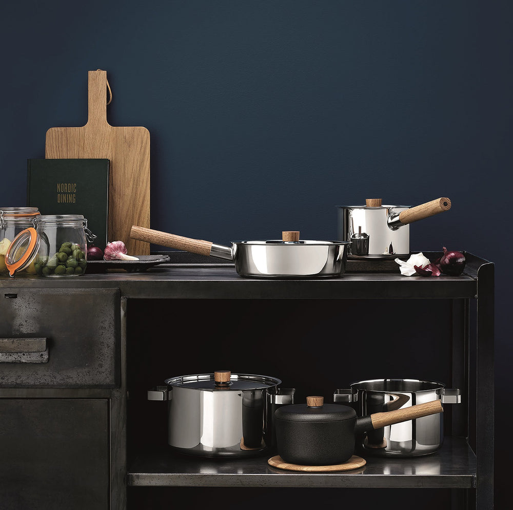 Eva Solo Koekenpan Nordic Kitchen RVS - ø 28 cm - standaard anti-aanbaklaag