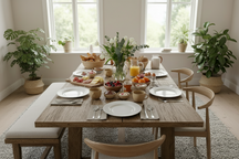 Cookinglife Ontbijtborden / Dessertborden Siaki New Bone - Porselein ø 20 cm - 6 Stuks