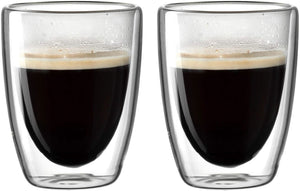 Leonardo Dubbelwandige Koffieglazen Duo 300 ml - 2 Stuks