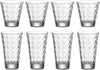 Leonardo Glass Set Optic - ensemble de 8 pièces