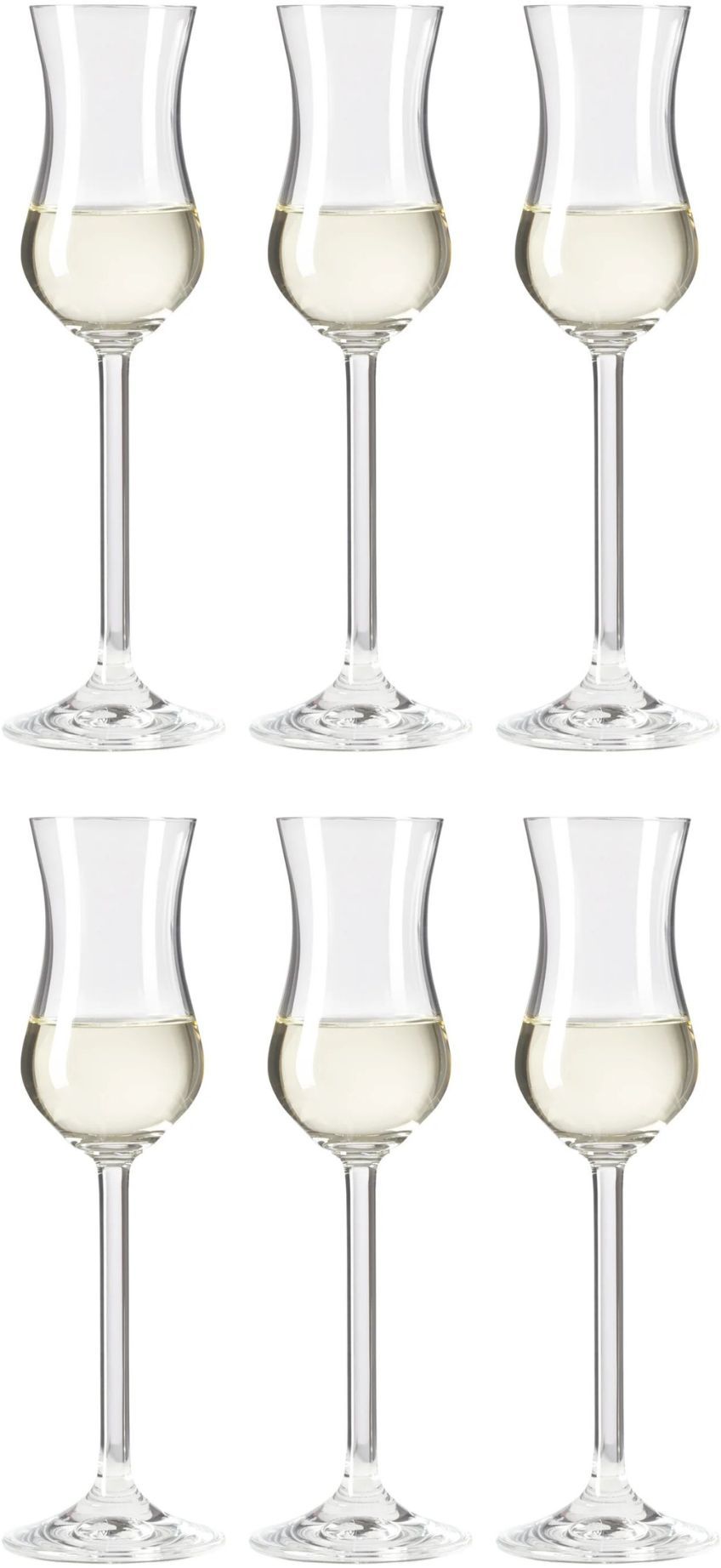 Leonardo Verres à Grappa Daily - 100 ml - 6 pièces