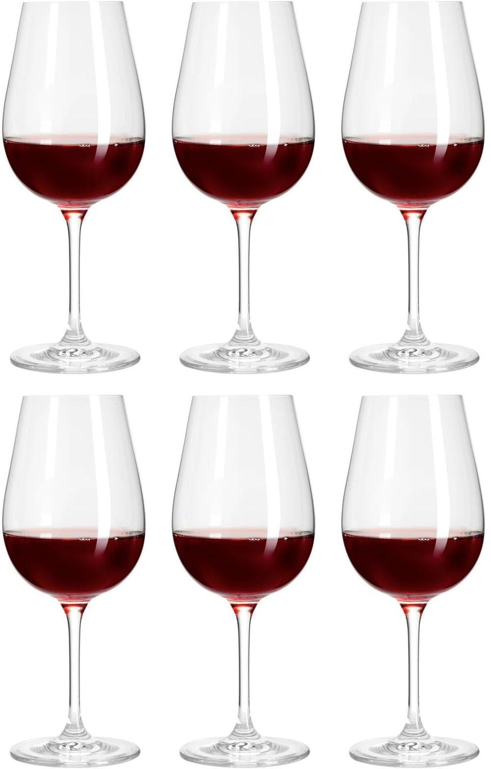 Leonardo Verres à Vin Rouge Tivoli - 580 ml - 6 pièces