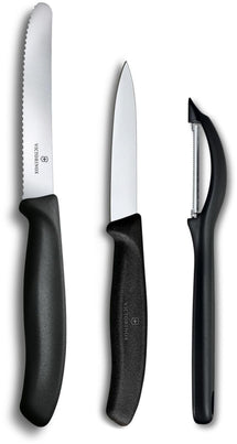 Ensemble de couteaux Victorinox Swiss Classic - Noir - 3 pièces