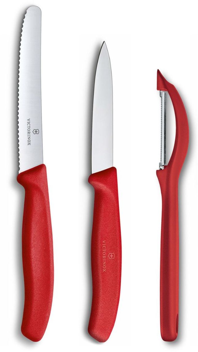 Victorinox Messenset Swiss Classic - Rood - 3-delig