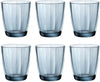 Verres à Eau Bormioli Rocco Pulsar - Bleu - 300 ml - 6 pièces