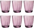 Verres à eau Bormioli Rocco Pulsar Violet 300 ml - 6 pièces