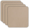 ASA Selection Onderzetters - Leather Optic Fine - Stone - 10 x 10 cm - 4 Stuks