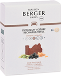 Recharge Maison Berger - pour parfum voiture - Mystic Leather - 2 Pièces