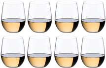 Verres à vin blanc Riedel O Wine - Viognier / Chardonnay - Payez 6, obtenez 8