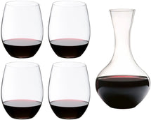 Riedel Set de verres à vin rouge O Wine - 4 pièces avec carafe