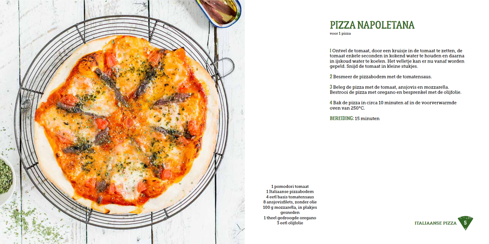 Livre de recettes - Pizza cuite dans votre propre four