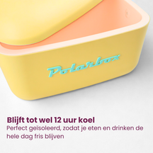Polarbox Koelbox met Schouderband - Geel Cyaan - 20 Liter