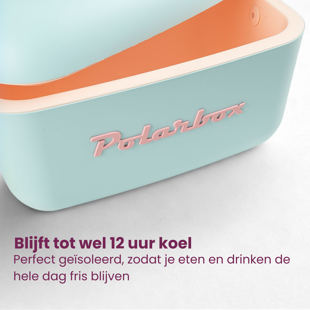 Polarbox Koelbox met Schouderband - Lichtblauw - 20 liter