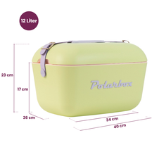 Polarbox Koelbox met Schouderband - Lime Lilac - 12 Liter
