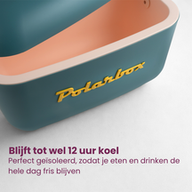 Polarbox Koelbox met Schouderband - Marineblauw Mustard - 20 Liter
