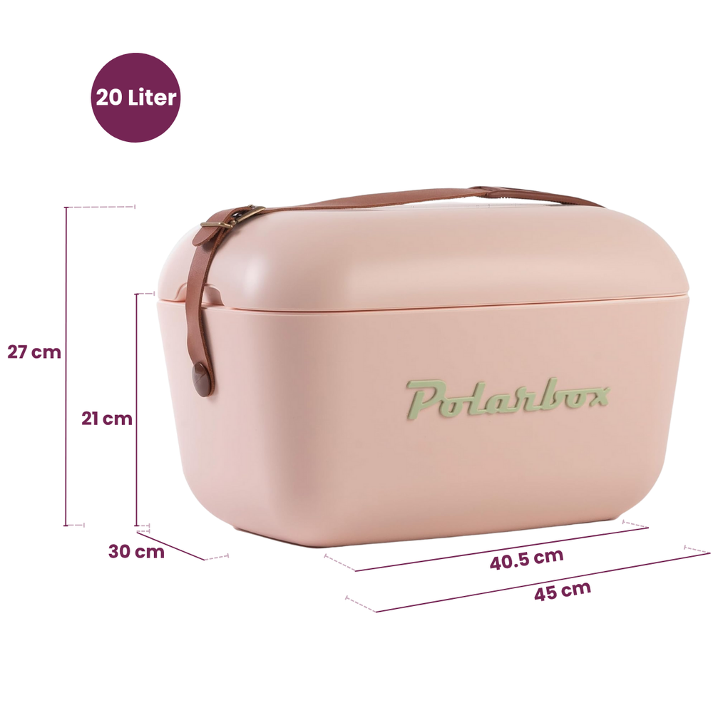 Polarbox Koelbox met Schouderband - Nude Olive Green - 20 Liter
