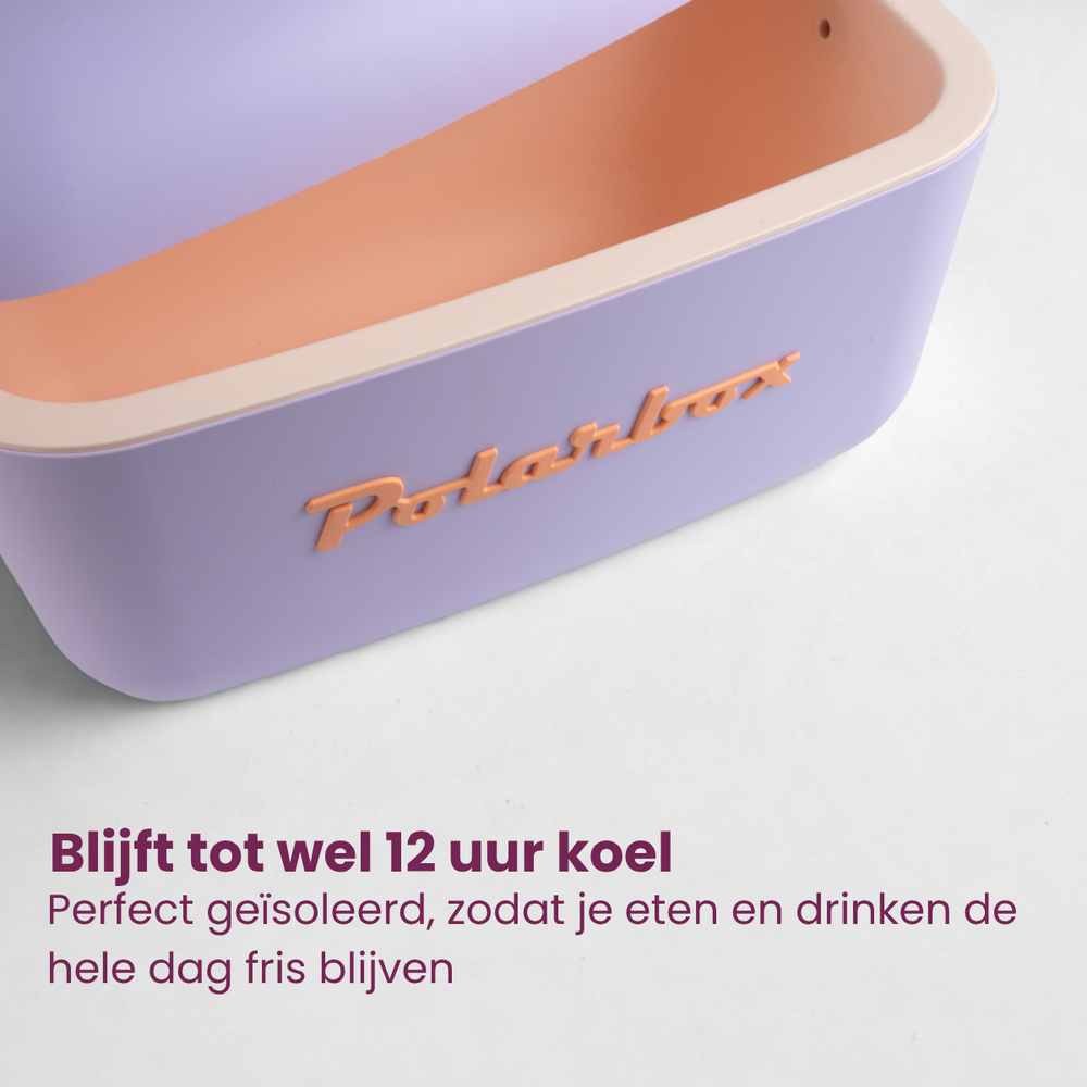 Polarbox Koelbox met Schouderband - Paars Sorbet - 12 Liter