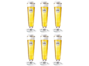 Verres à bière Warsteiner sur pied - 300 ml - 6 pièces