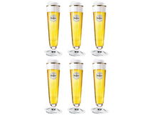 Verres à bière Warsteiner sur pied 300 ml - 6 pièces