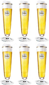 Verres à bière Warsteiner sur pied - 200 ml - 6 pièces