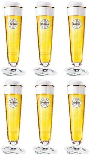Warsteiner Bierglazen op Voet - 200 ml - 6 stuks