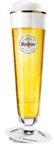 Verre à Bière Warsteiner sur Pied - 200 ml