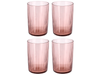 Verre à eau Bitz Kusintha - Rose - 280 ml - 4 pièces