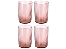 Bitz Waterglas Kusintha - Roze - 280 ml - 4 stuks