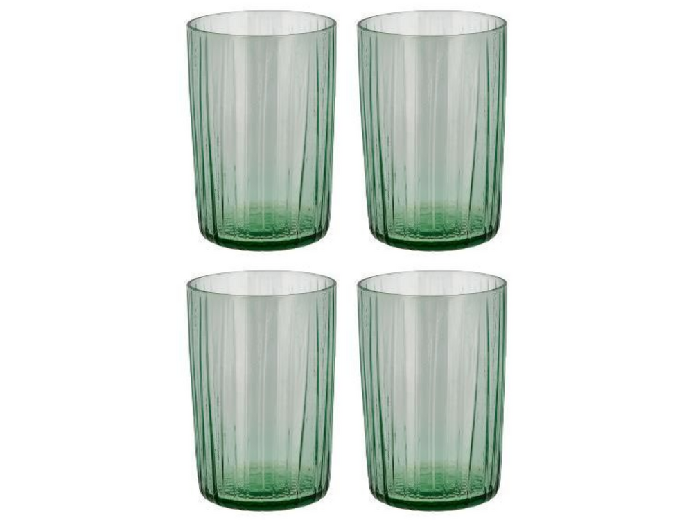 Verre à eau Bitz Kusintha - Vert - 280 ml - 4 pièces