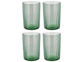 Bitz Waterglas Kusintha - Groen - 280 ml - 4 stuks