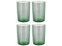 Bitz Waterglas Kusintha - Groen - 280 ml - 4 stuks