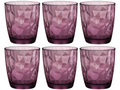 Verres à Eau Bormioli Rocco Diamond - Violet - 390 ml - 6 pièces