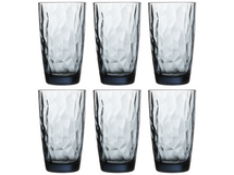 Bormioli Rocco Longdrinkglazen Diamond - Blauw - 470 ml - 6 stuks