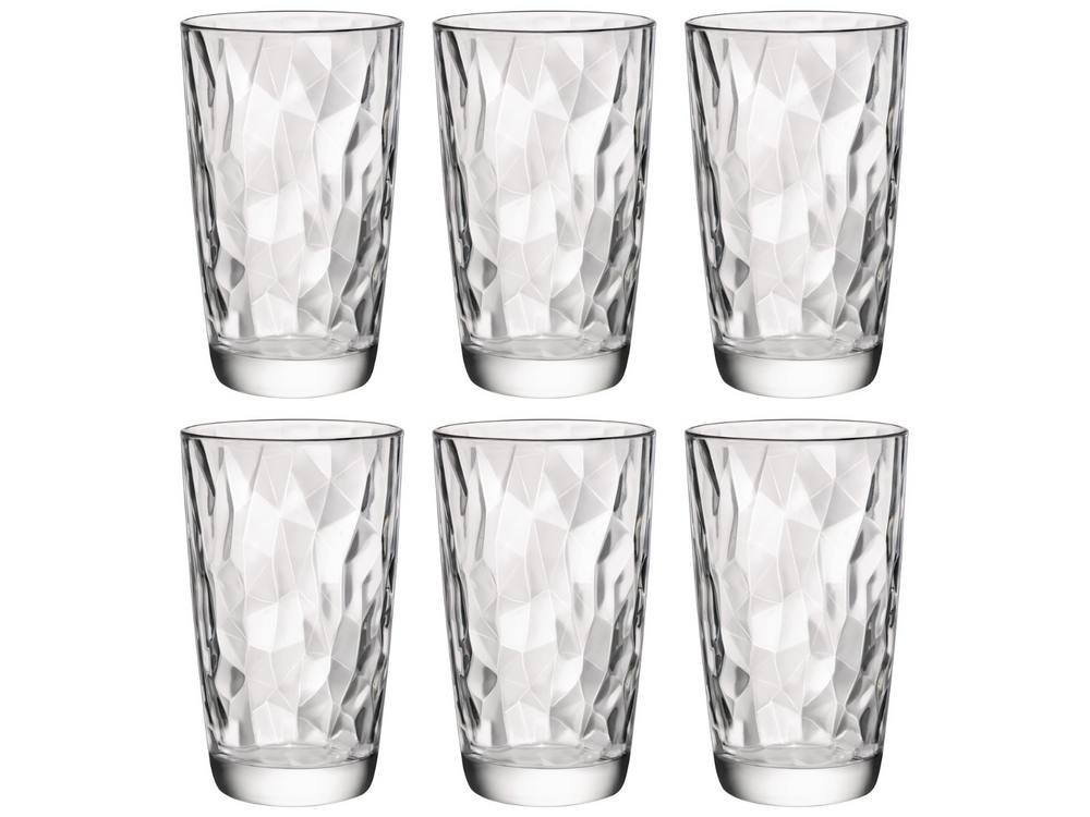 Verres à long drink Bormioli Rocco Diamond Transparent 470 ml - 6 pièces