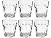 Bormioli Rocco Waterglazen Rock Bar - 270 ml - 6 stuks