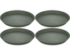 Assiettes à petit-déjeuner Koziol Connect Gris ø 21 cm - 4 pièces