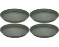 Assiettes à petit-déjeuner Koziol Connect Gris ø 21 cm - 4 pièces