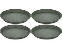 Koziol Assiettes Petit Déjeuner Connect Gris ø 21 cm - 4 Pièces