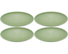 Koziol Assiettes Plates Connect Vert ø 26 cm - 4 Pièces