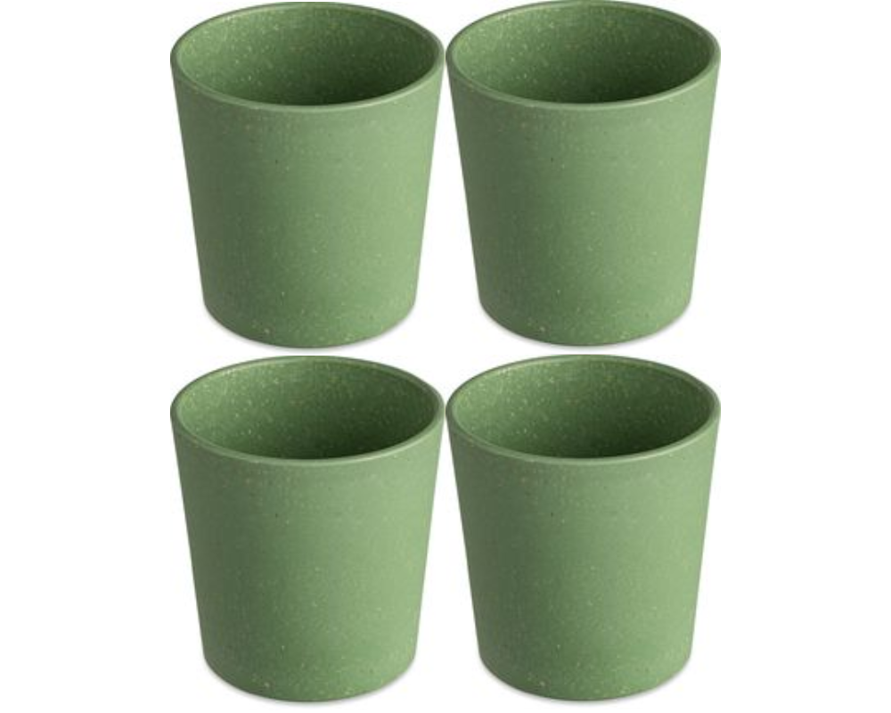 Koziol Tasses Connect Vert 190 ml - 4 Pièces