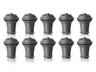 Vacu Vin Wijnstopper Vacuum Wine Stopper - Grijs - 10 stuks