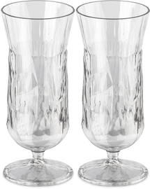 Verres à Cocktail Koziol - Super Verre Incassable - 400 ml - 2 pièces