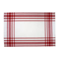 KOOK Theedoek Streep Rood 60 x 60 cm